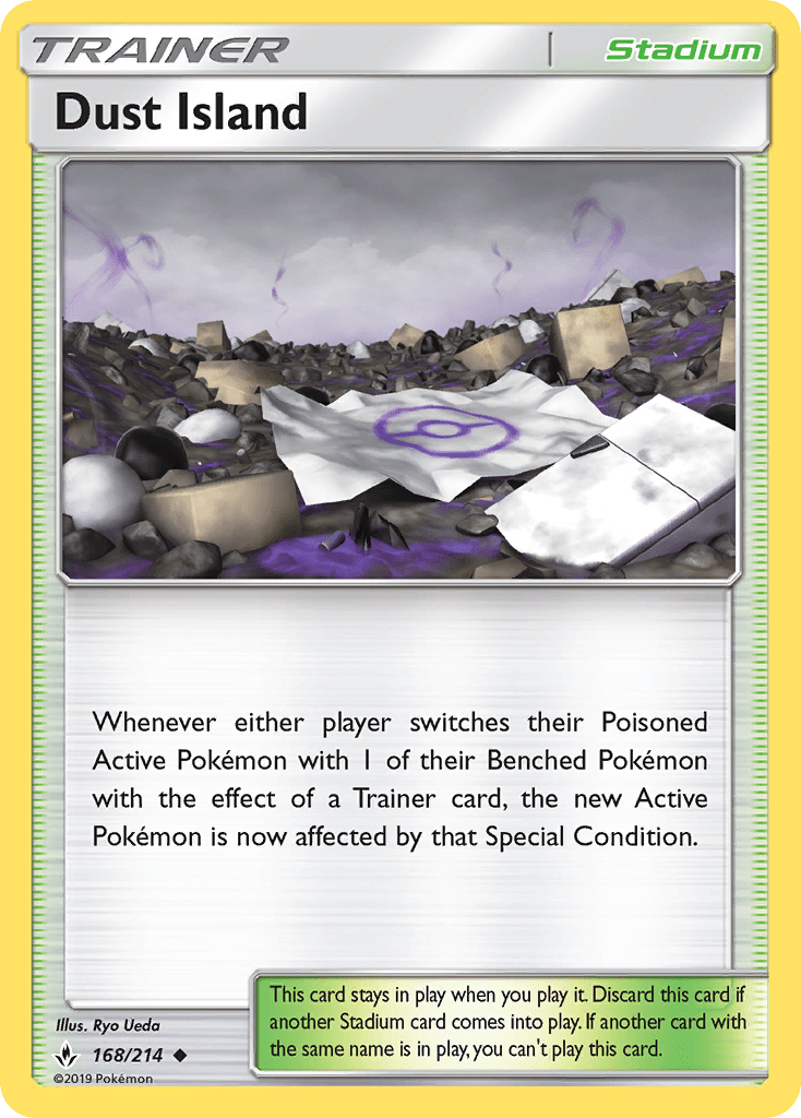 Dust Island sm10-168 Uncommon from Unbroken Bonds Set