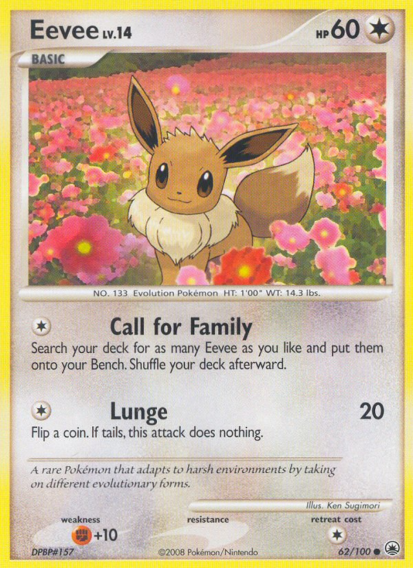 Eevee dp5-62 Common from Majestic Dawn Set