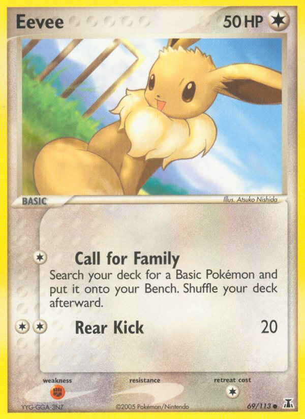 Eevee ex11-69 Common from Delta Species Set