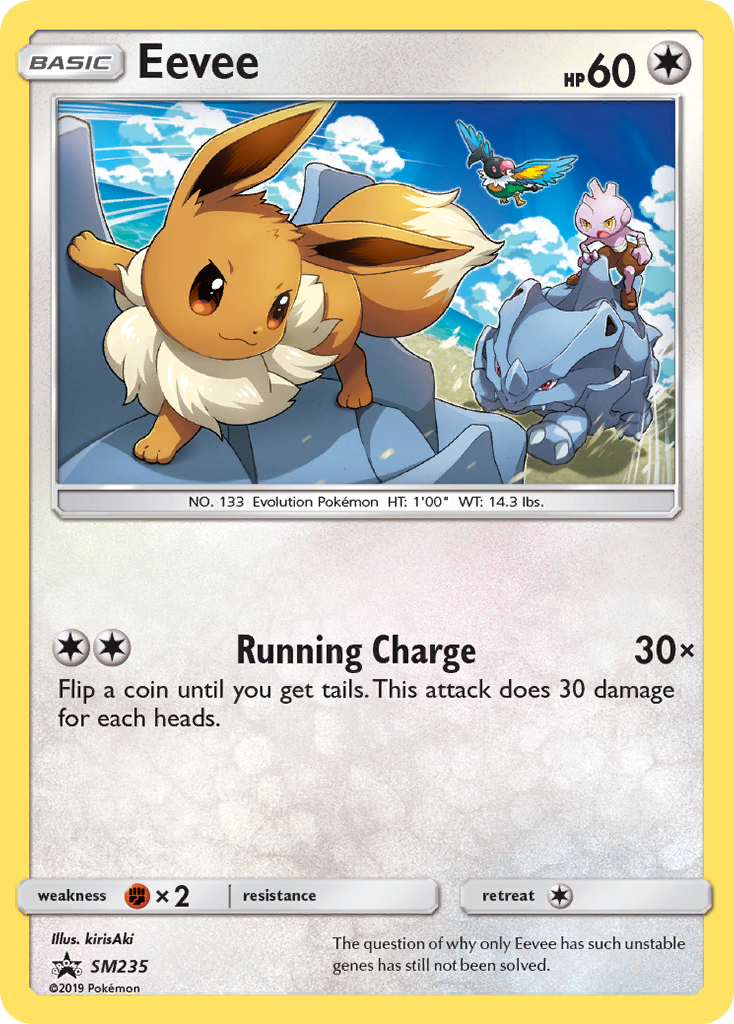 Eevee smp-SM235 Promo from SM Black Star Promos Set