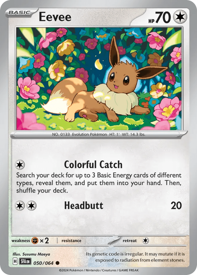 Eevee sv6pt5-50 Common from Shrouded Fable Set