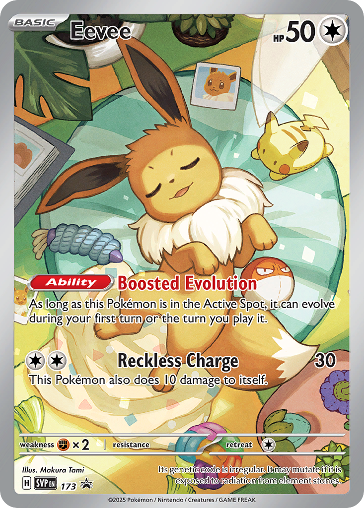 Eevee svp-173 Promo from Scarlet & Violet Black Star Promos Set