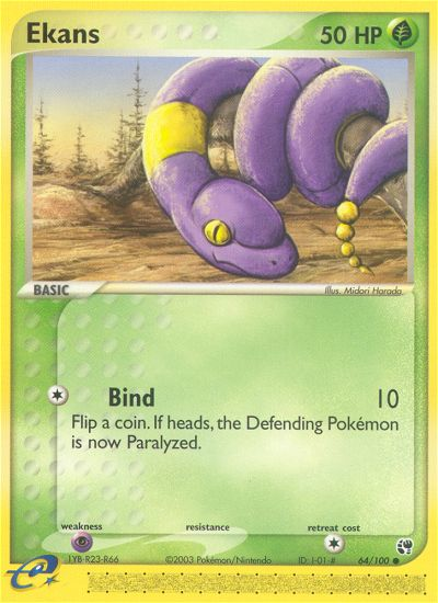 Ekans ex2-64 Common from Sandstorm Set
