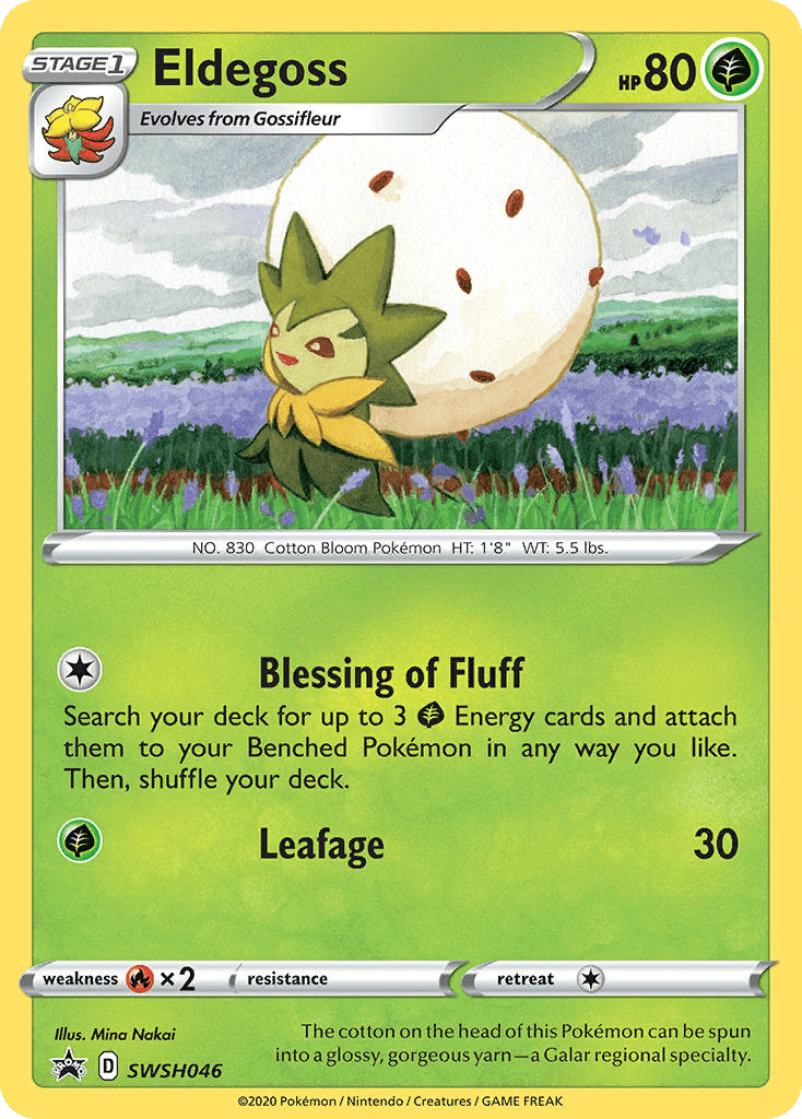 Eldegoss swshp-SWSH046 Promo from SWSH Black Star Promos Set