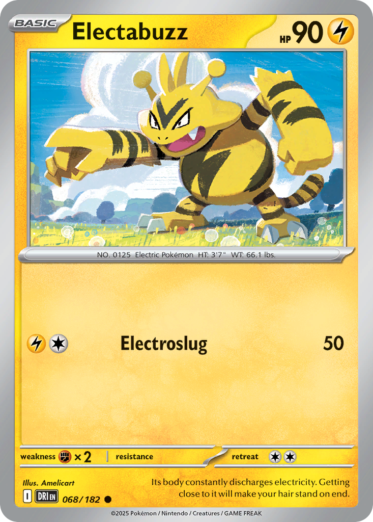 Electabuzz sv10-68 Common from Destined Rivals Set