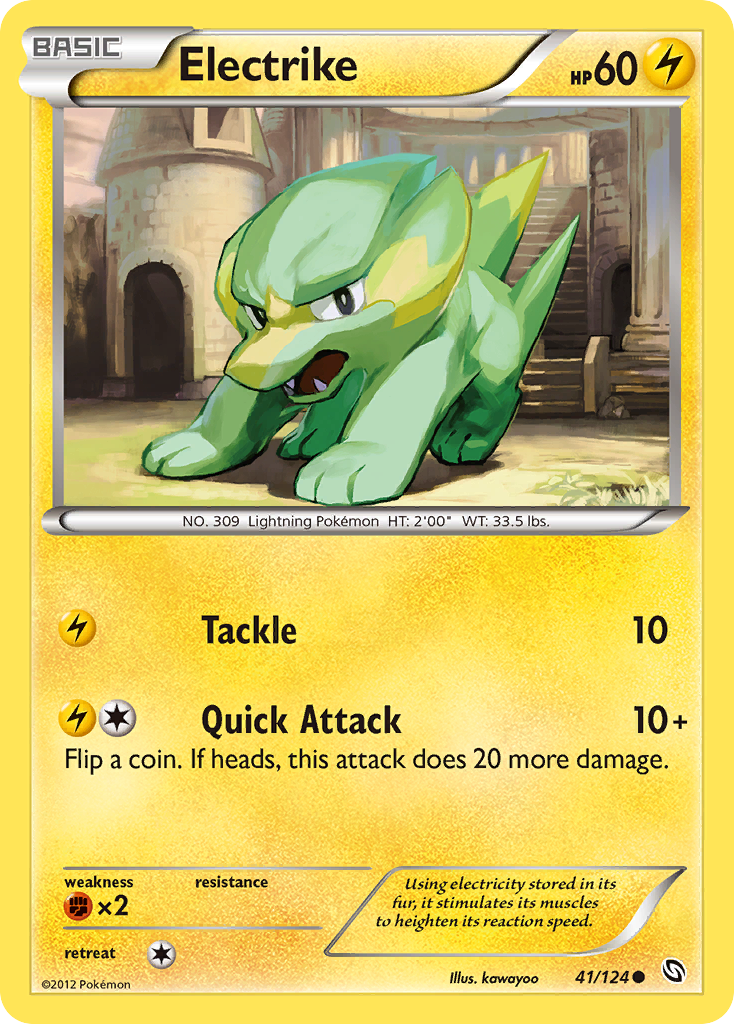 Electrike bw6-41 Common from Dragons Exalted Set