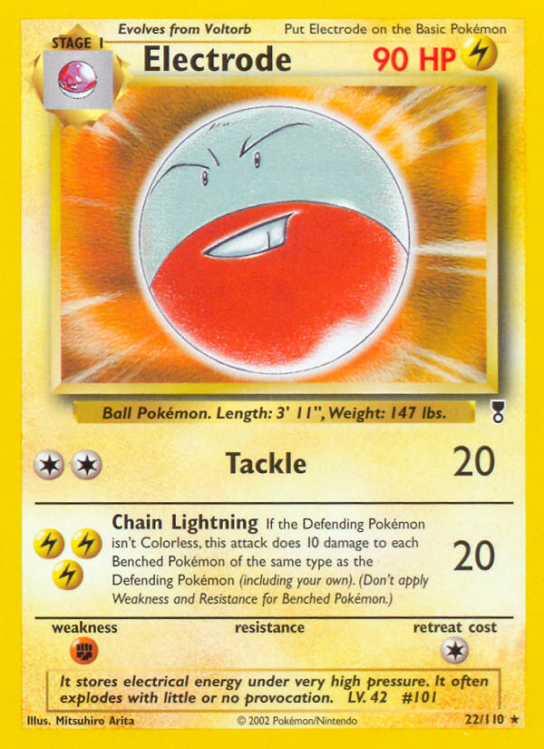 Electrode base6-22 Rare from Legendary Collection Set