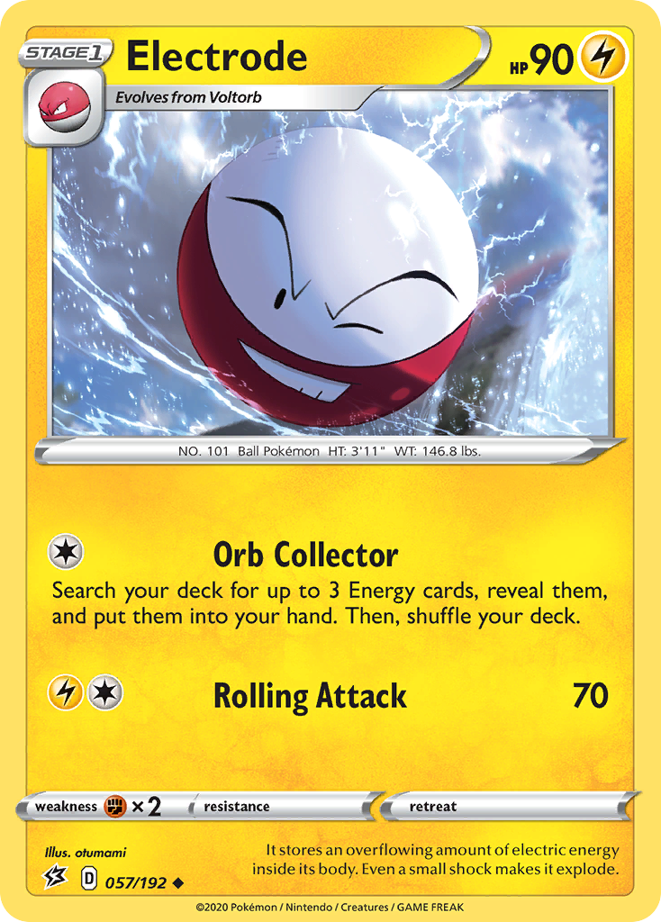 Electrode swsh2-57 Uncommon from Rebel Clash Set