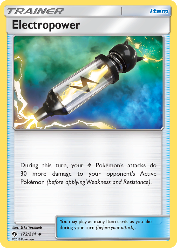 Electropower sm8-172 Uncommon from Lost Thunder Set