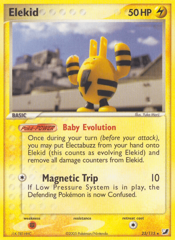 Elekid ex10-23 Rare from Unseen Forces Set