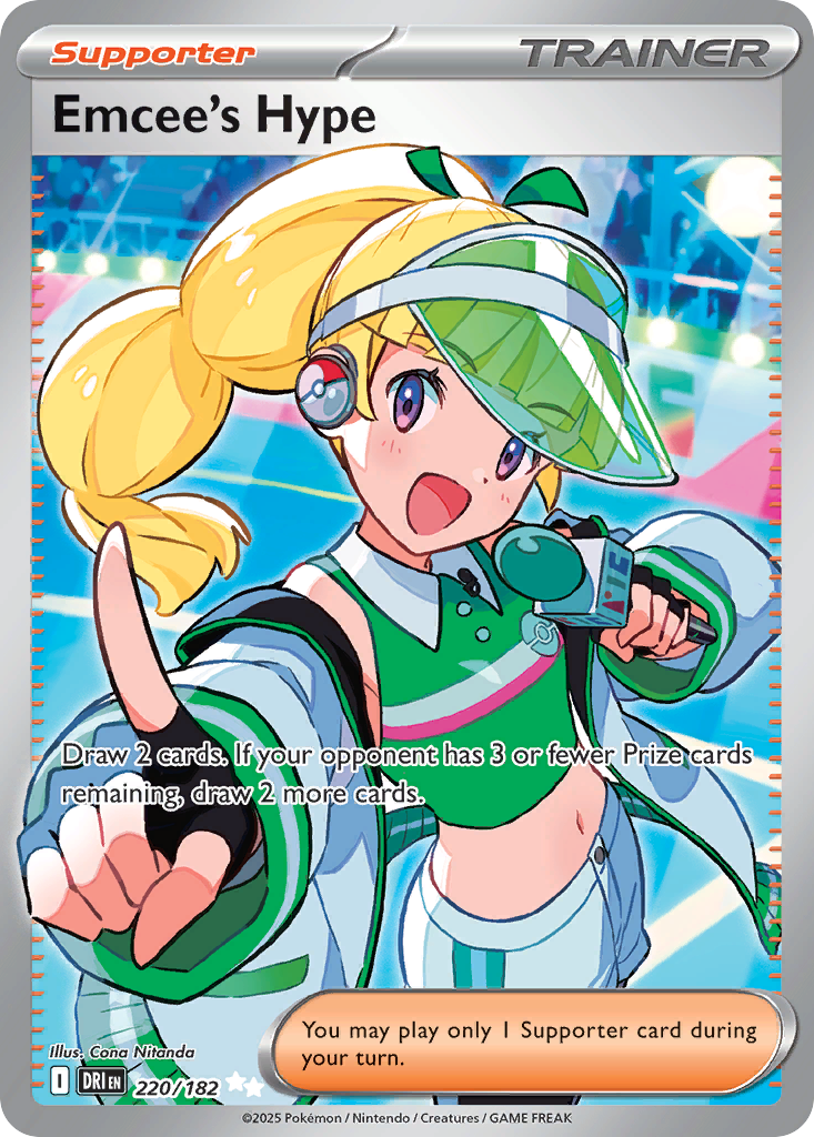 Emcee’s Hype sv10-220 Ultra Rare from Destined Rivals Set