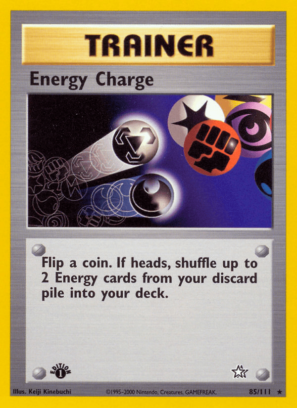 Energy Charge neo1-85 Rare from Neo Genesis Set
