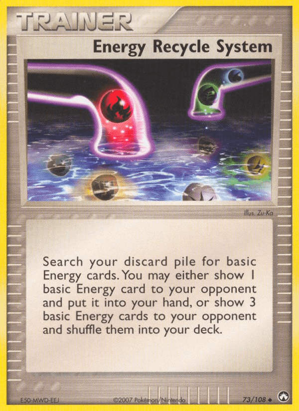Energy Recycle System ex16-73 Uncommon from Power Keepers Set