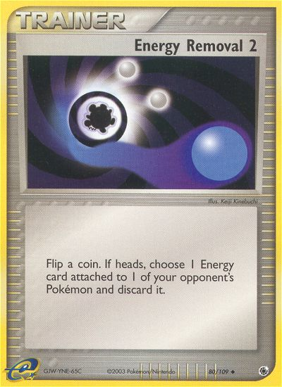 Energy Removal 2 ex1-80 Uncommon from Ruby & Sapphire Set
