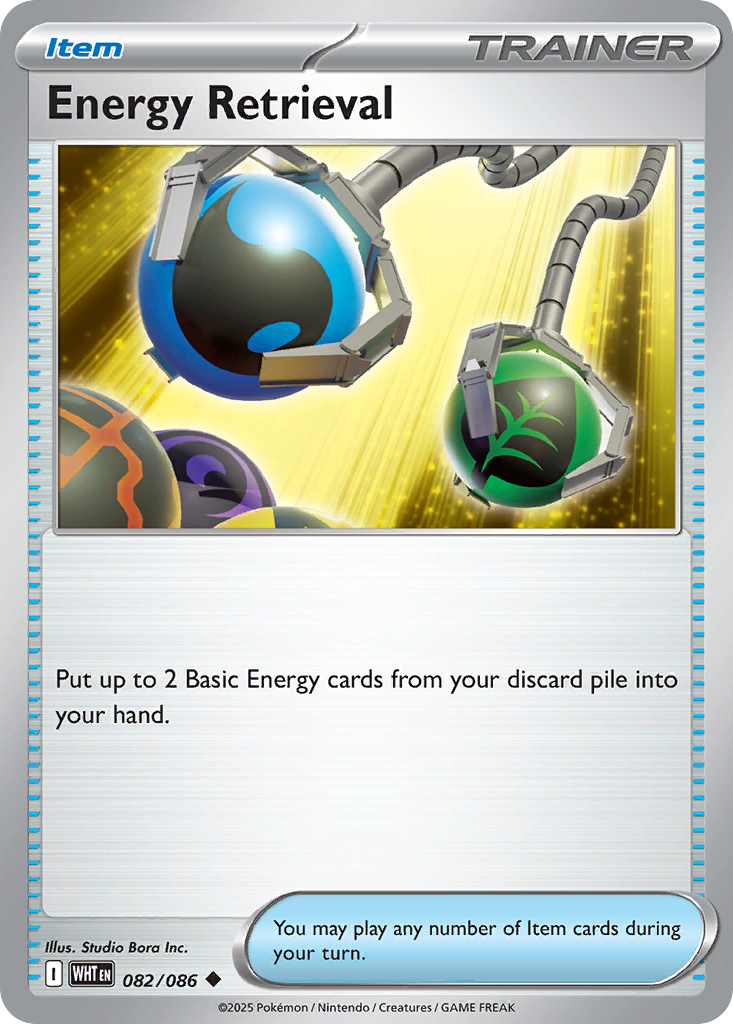 Energy Retrieval rsv10pt5-82 Uncommon from White Flare Set