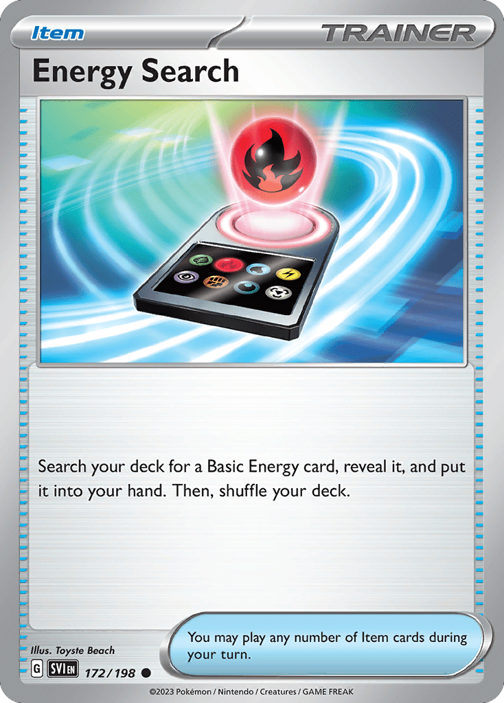 Energy Search sv1-172 Common from Scarlet & Violet Set
