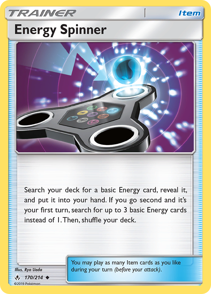 Energy Spinner sm10-170 Uncommon from Unbroken Bonds Set
