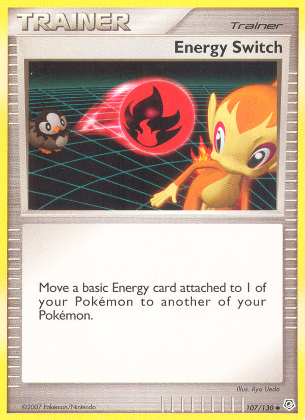 Energy Switch dp1-107 Uncommon from Diamond & Pearl Set