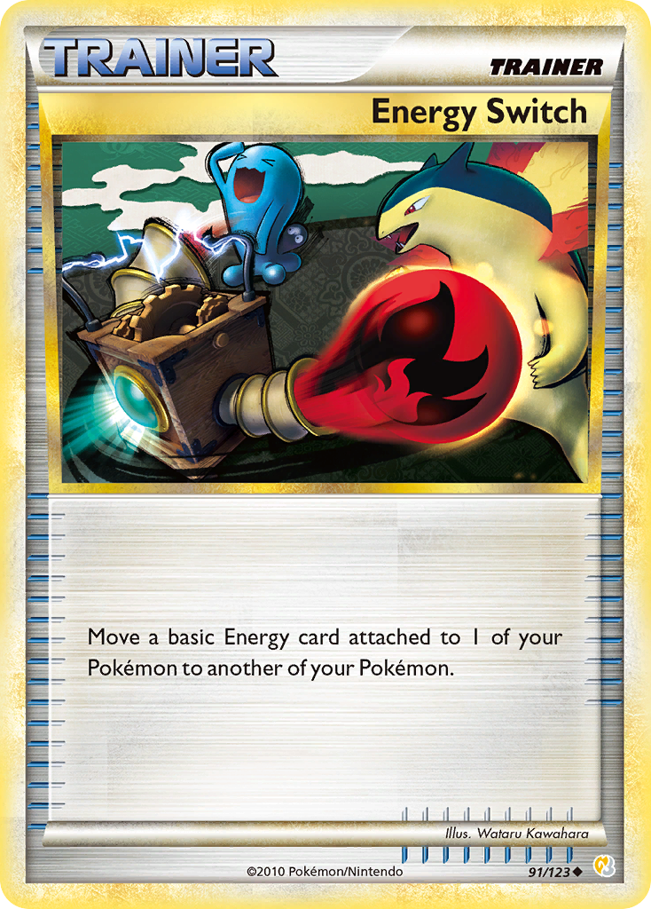 Energy Switch hgss1-91 Uncommon from HeartGold & SoulSilver Set