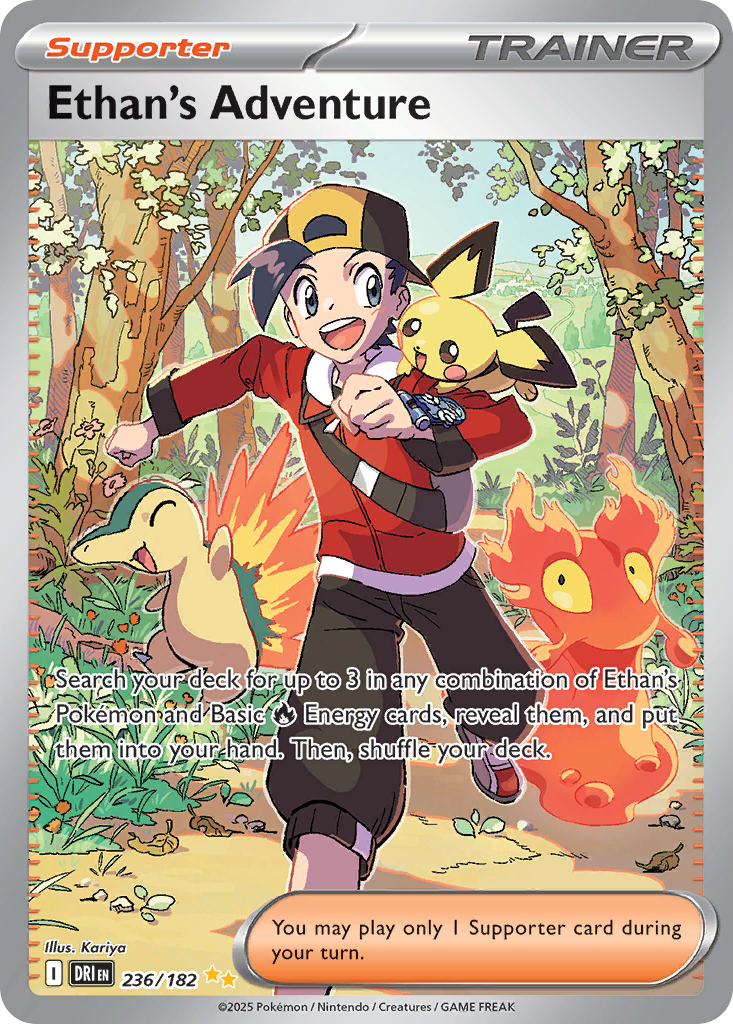 Ethan’s Adventure sv10-236 Special Illustration Rare from Destined Rivals Set