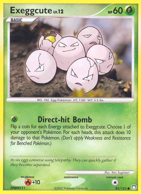 Exeggcute dp2-82 Common from Mysterious Treasures Set