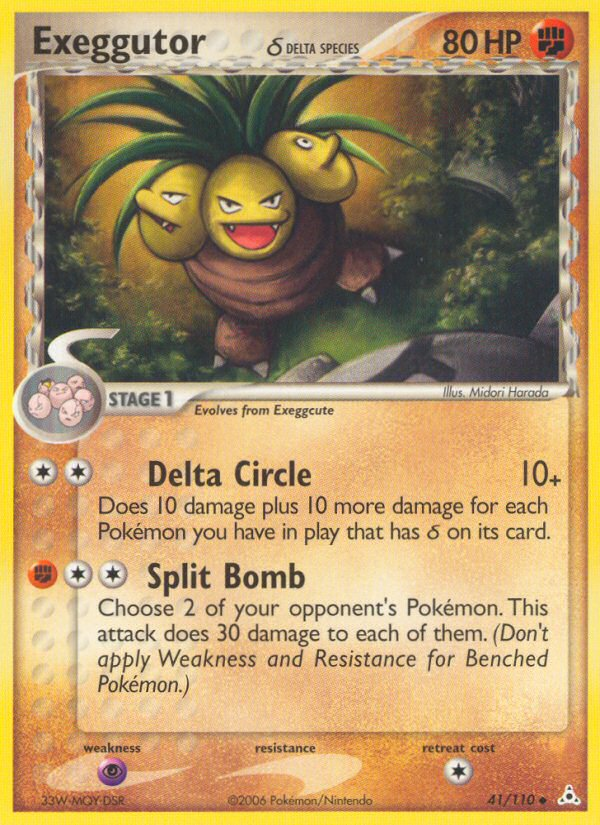 Exeggutor δ ex13-41 Uncommon from Holon Phantoms Set