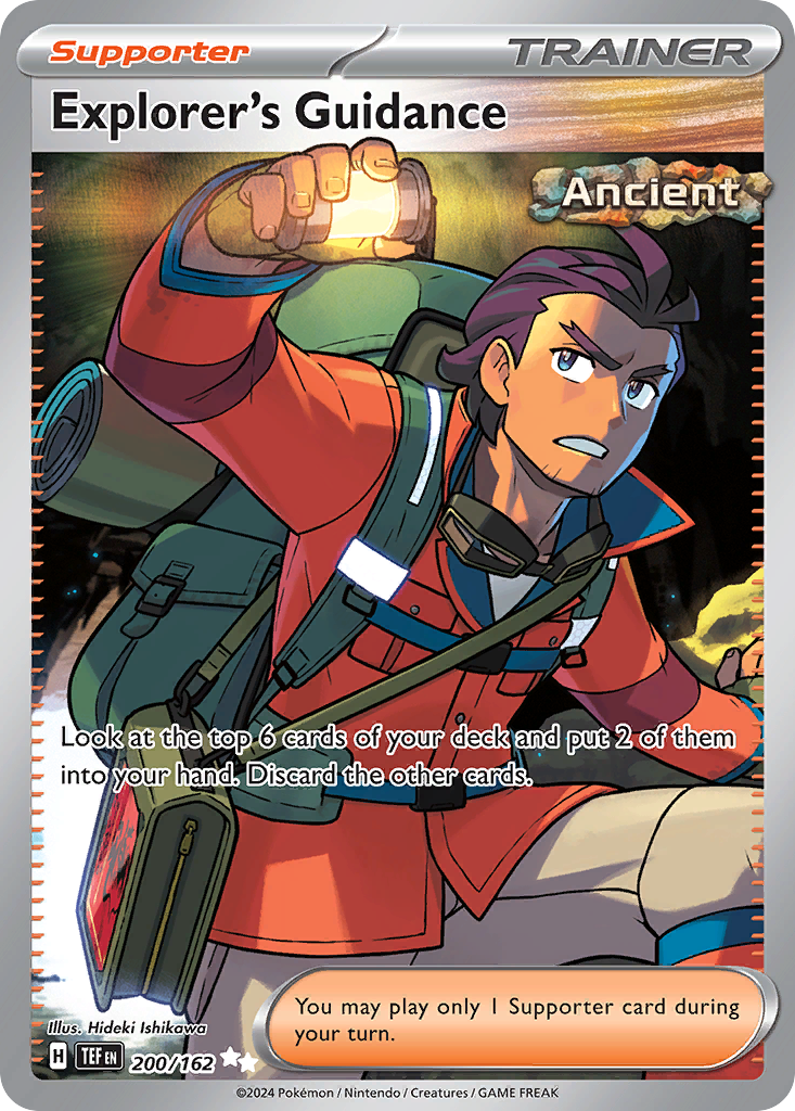 Explorer’s Guidance sv5-200 Ultra Rare from Temporal Forces Set