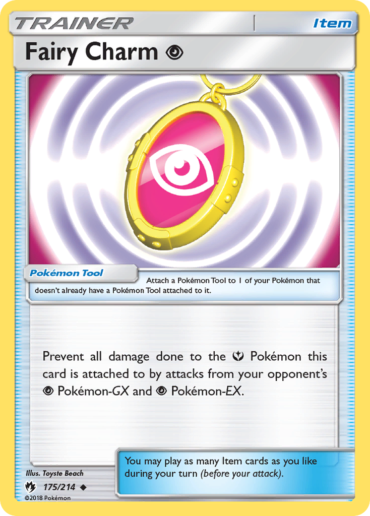 Fairy Charm Psychic sm8-175 Uncommon from Lost Thunder Set