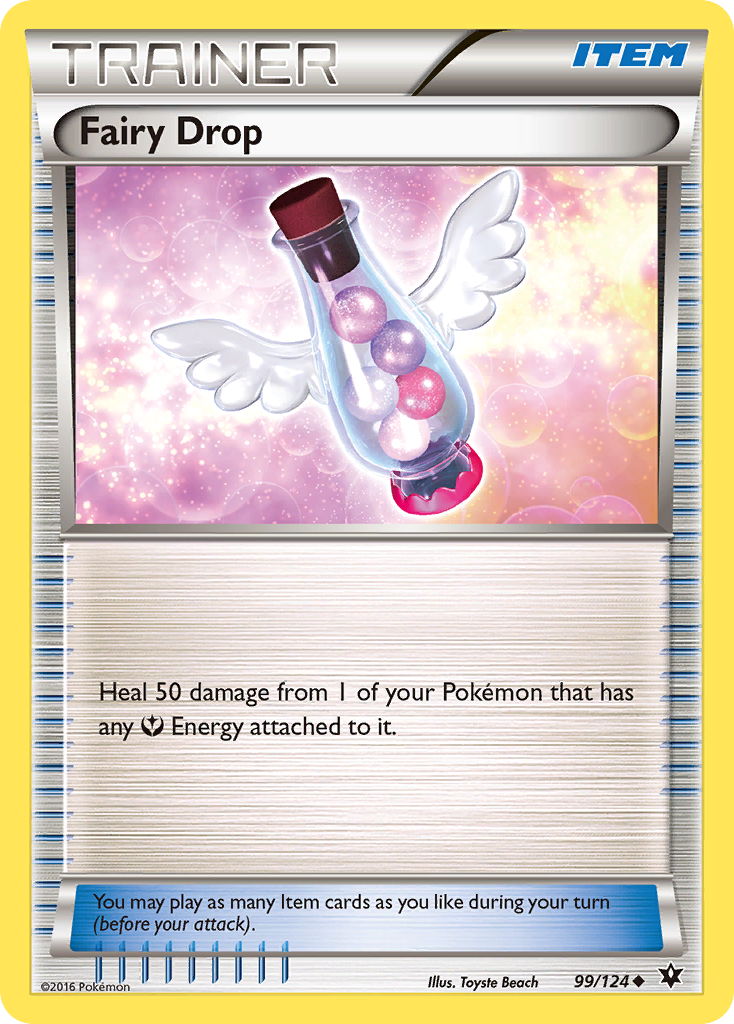 Fairy Drop xy10-99 Uncommon from Fates Collide Set