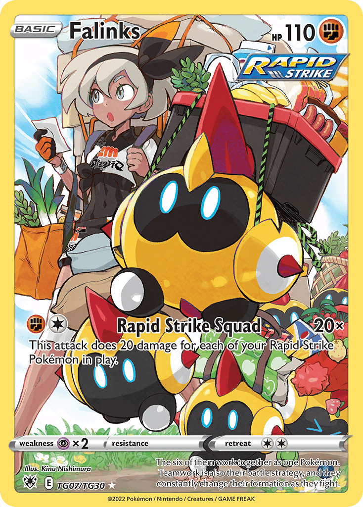 Falinks swsh10tg-TG07 Trainer Gallery Rare Holo from Astral Radiance Trainer Gallery Set