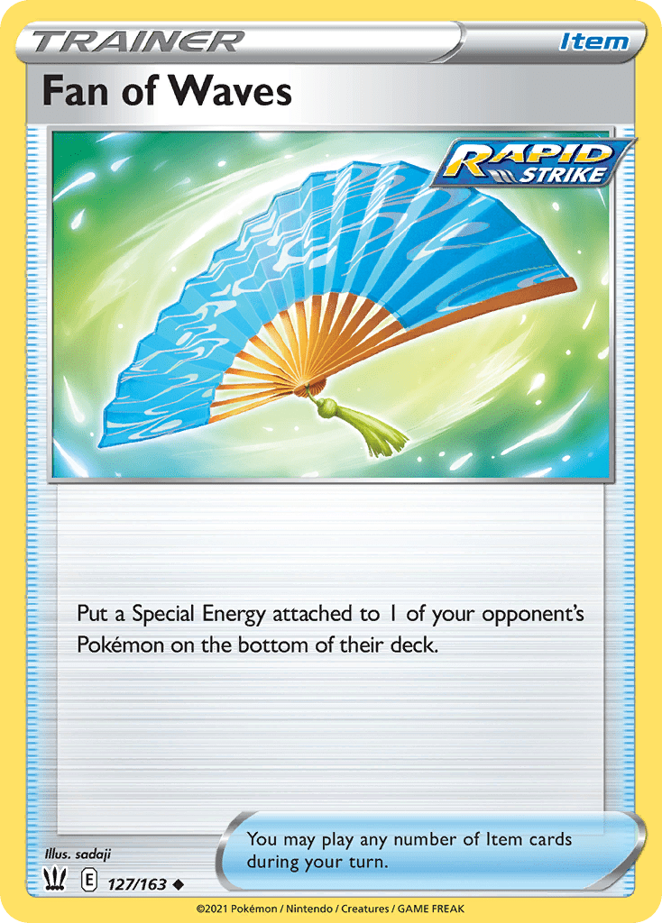 Fan of Waves swsh5-127 Uncommon from Battle Styles Set