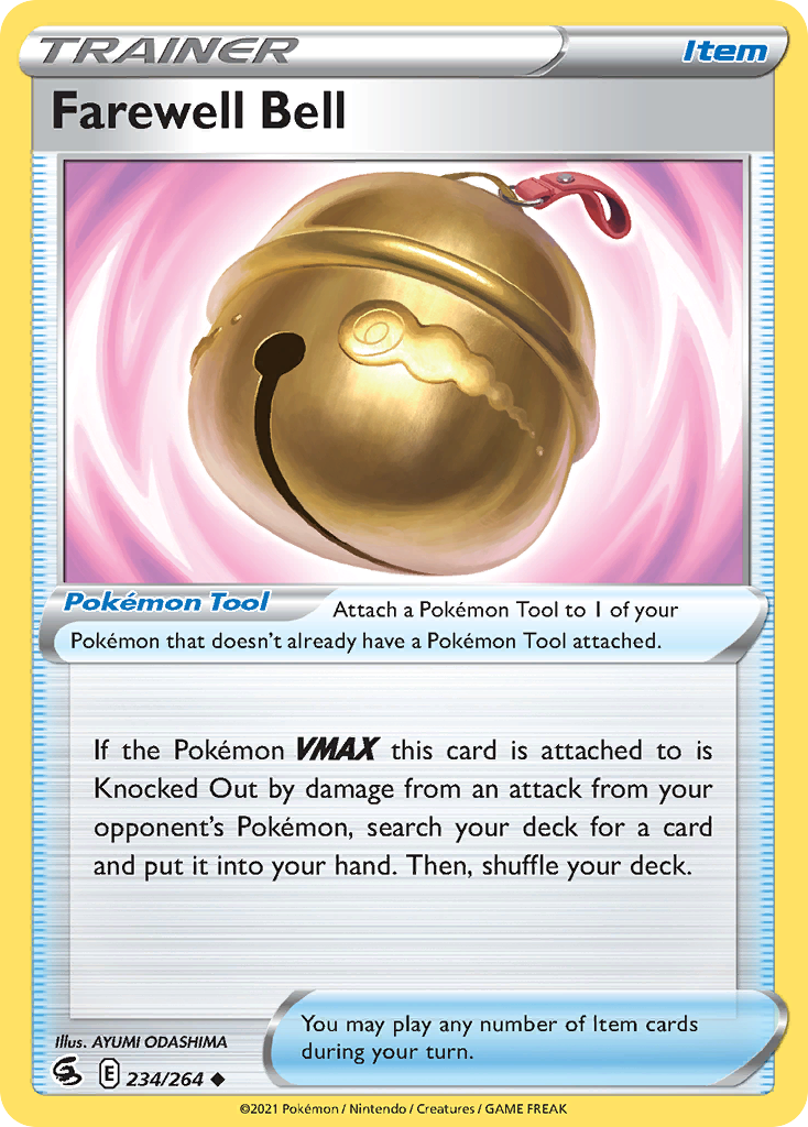 Farewell Bell swsh8-234 Uncommon from Fusion Strike Set