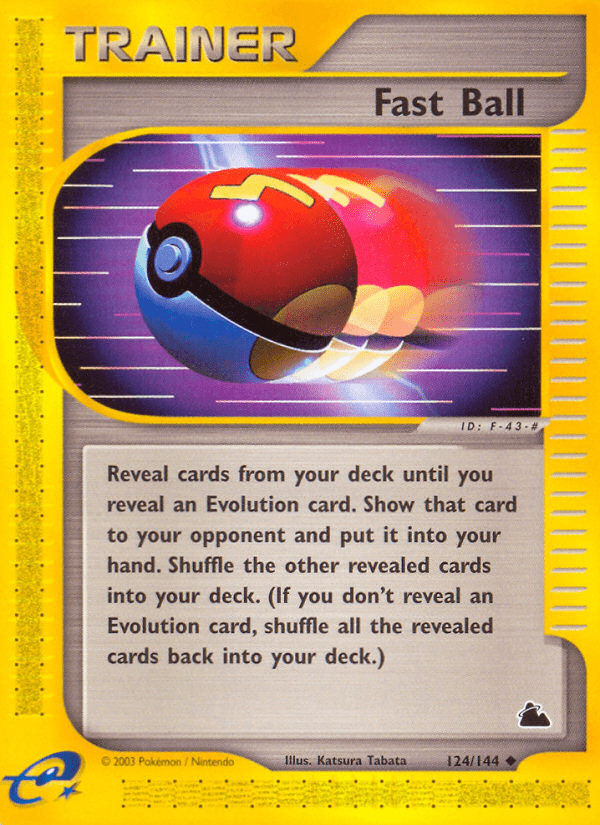 Fast Ball ecard3-124 Uncommon from Skyridge Set