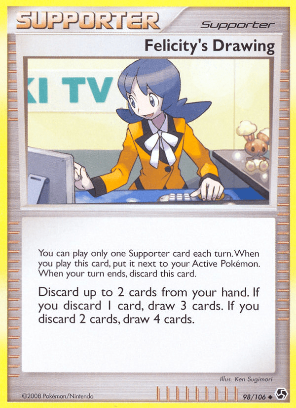 Felicity’s Drawing dp4-98 Uncommon from Great Encounters Set