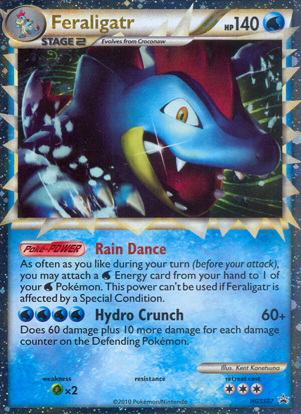 Feraligatr hsp-HGSS07 Promo from HGSS Black Star Promos Set