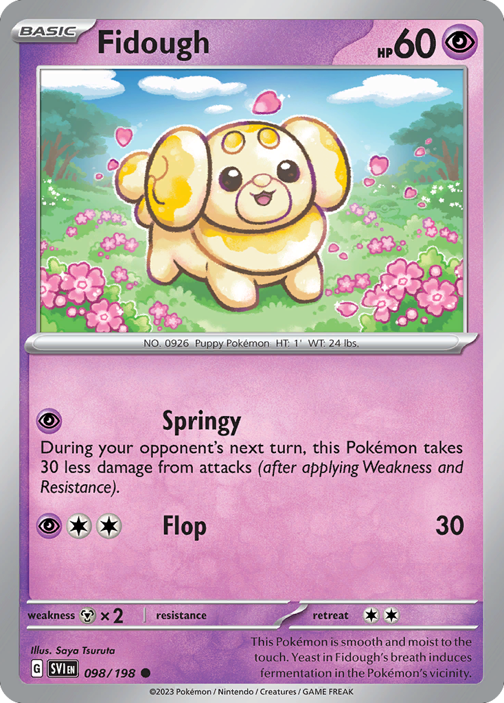 Fidough sv1-98 Common from Scarlet & Violet Set