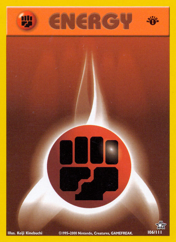Fighting Energy neo1-106 from Neo Genesis Set