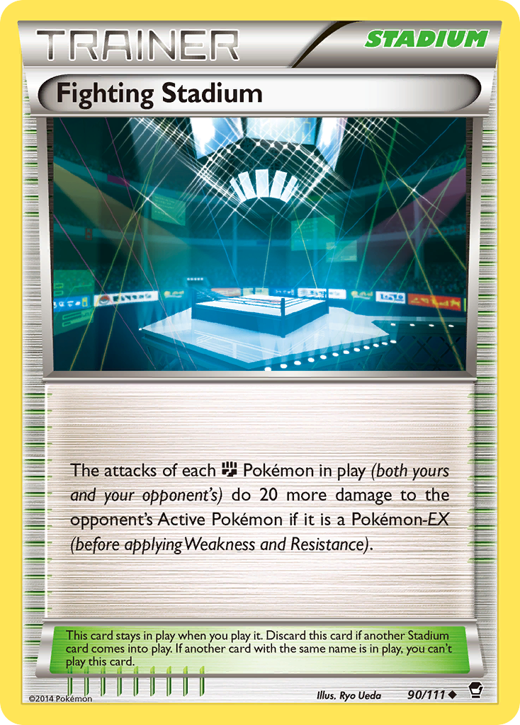 Fighting Stadium xy3-90 Uncommon from Furious Fists Set