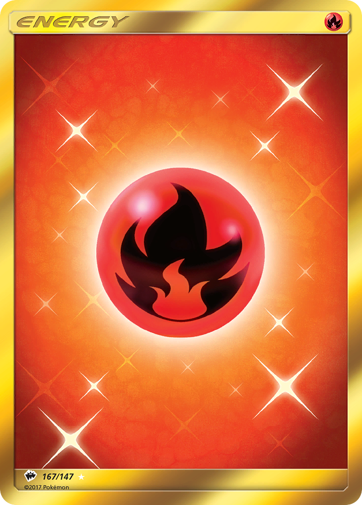 Fire Energy sm3-167 Rare Secret from Burning Shadows Set