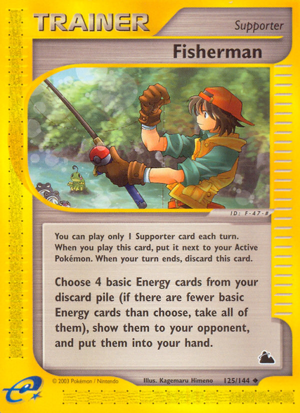 Fisherman ecard3-125 Uncommon from Skyridge Set