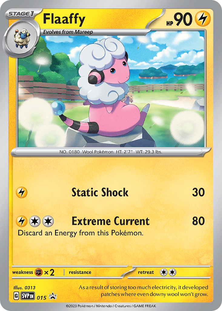 Flaaffy svp-15 Promo from Scarlet & Violet Black Star Promos Set