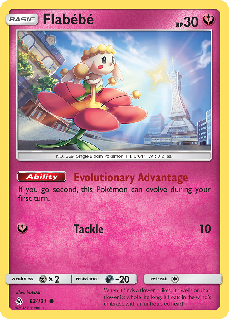 Flabébé sm6-83 Common from Forbidden Light Set