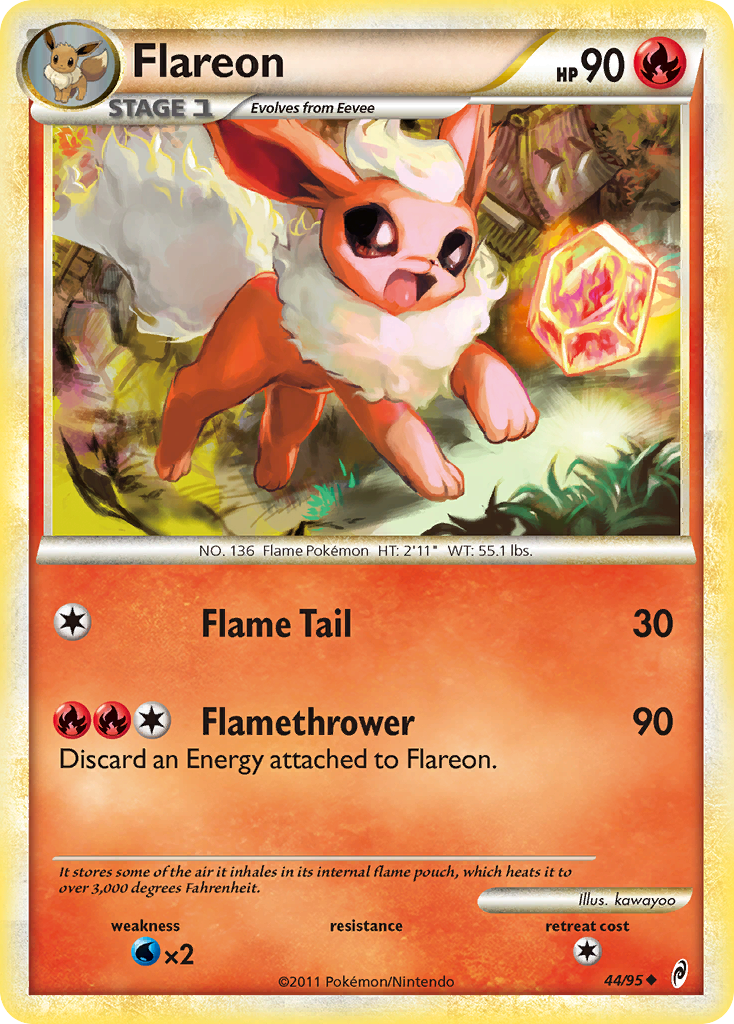 Flareon col1-44 Uncommon from Call of Legends Set