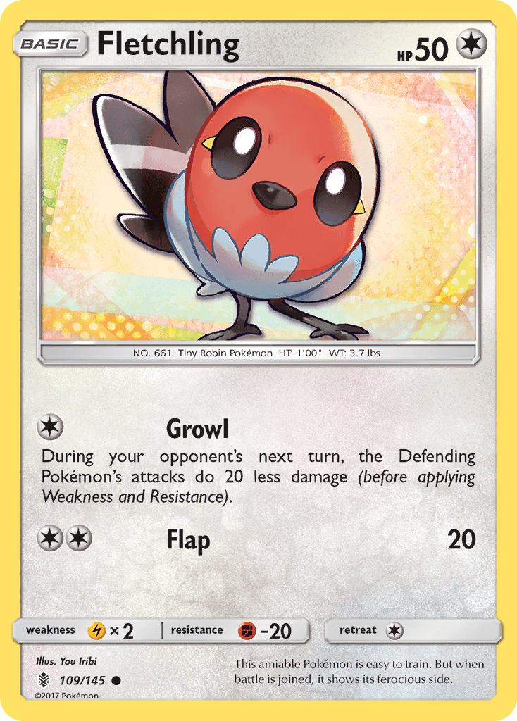 Fletchling sm2-109 Common from Guardians Rising Set