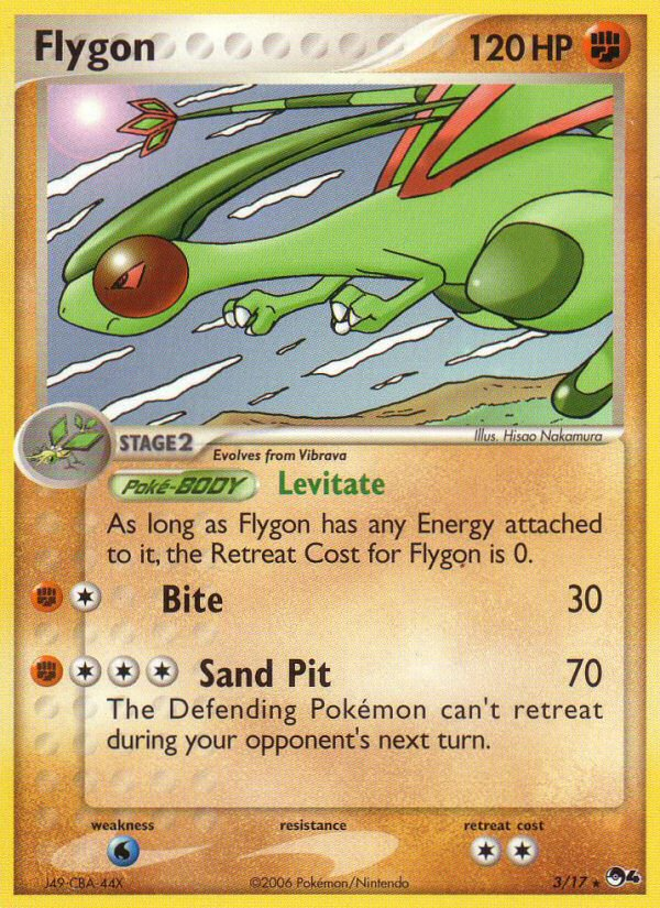 Flygon pop4-3 Rare from POP Series 4 Set