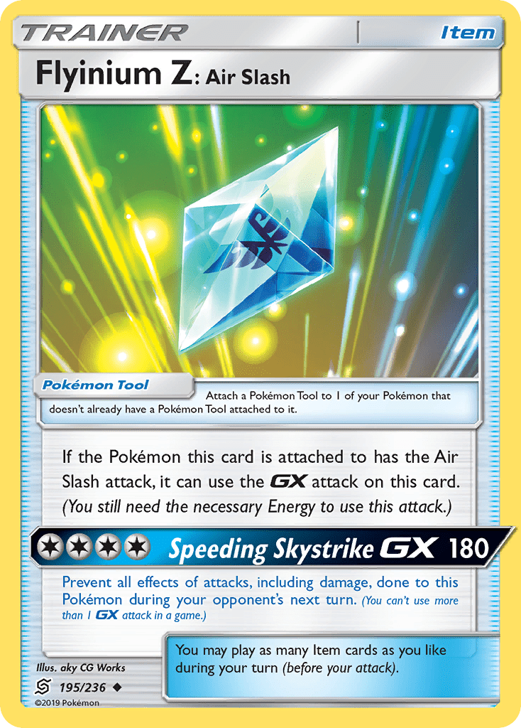 Flyinium Z: Air Slash sm11-195 Uncommon from Unified Minds Set