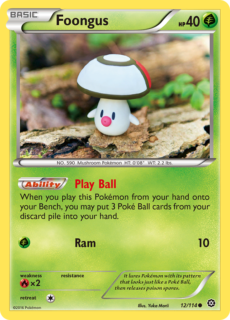 Foongus xy11-12 Common from Steam Siege Set