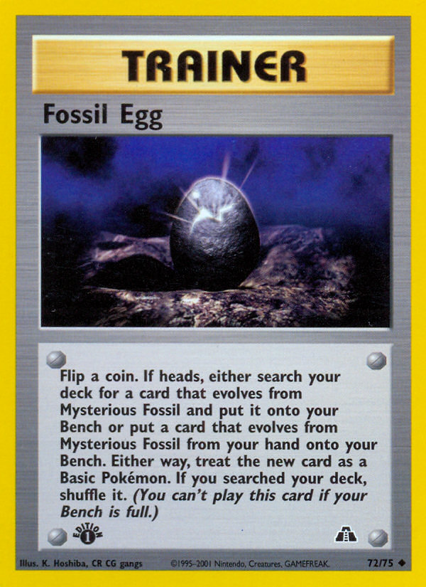 Fossil Egg neo2-72 Uncommon from Neo Discovery Set