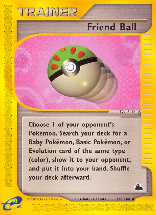 Friend Ball ecard3-126 Uncommon from Skyridge Set