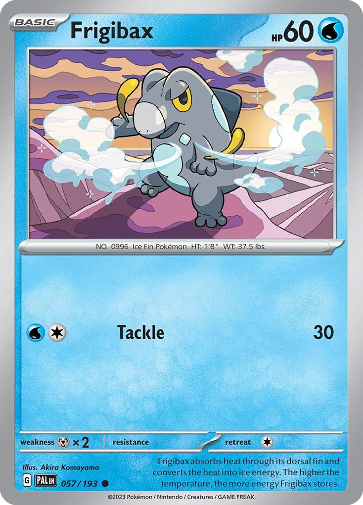 Frigibax sv2-57 Common from Paldea Evolved Set